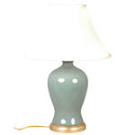 Лампа настольная керамическая голубая T10001200-h52см