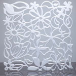 декоративная панель  Цветы белые, Турция