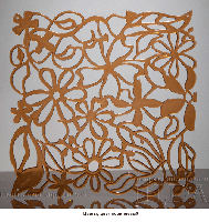 декоративная панель  Цветы  коричневые, Турция