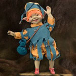 Кукла кельтский эльф Puck (удача) 28 см арт.41006, Испания