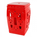 Керамический столик-табурет Oriental Red
